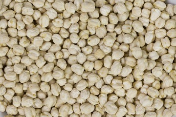 Raw chickpeas background