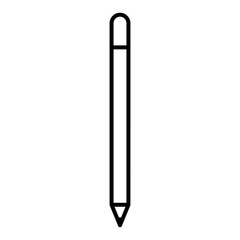 cosmetic pensil thin line icon