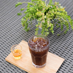 Ice americano drink