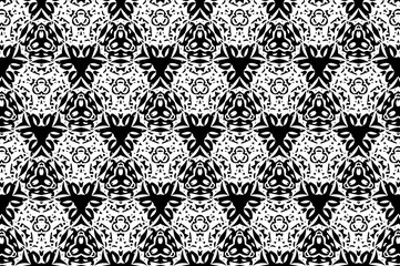 Ornament with black and white patterns. 21
