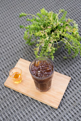 Ice americano drink