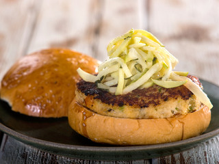 Crab cake sandwich