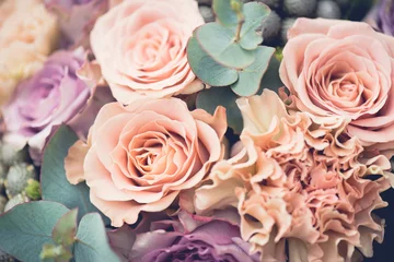 Tuinposter Close-up van huwelijksbloemen © Laszlo