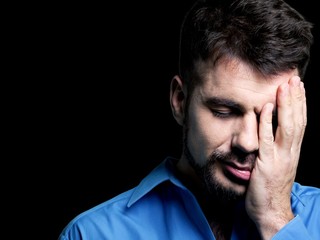 Naklejka premium Face.