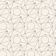 Seamless line abstract pattern tile background geometric