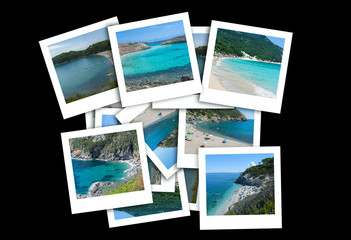 a polaroid photo collage
