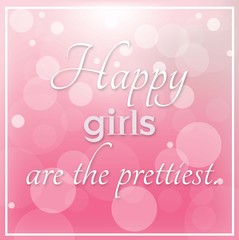 Inspirational, pink quotation about ladies, women,
