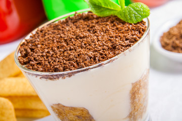 Italian dessert tiramisu