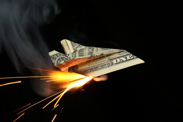 Flying Dollar Stock Photos And Royalty Free Images Vectors - 