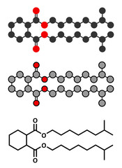 1,2-Cyclohexane dicarboxylic acid diisononyl ester (DINCH) plasticizer.