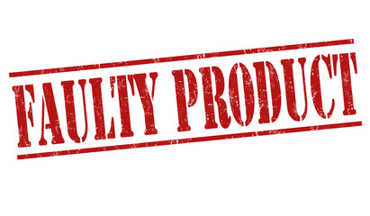 Faulty product stamp