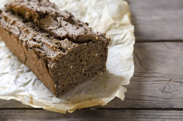 Healthy bread on the table