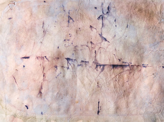 Grungy Stained  and Wrinkled Paper Background