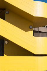 Yellow stairway