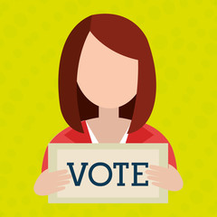elections icon design 