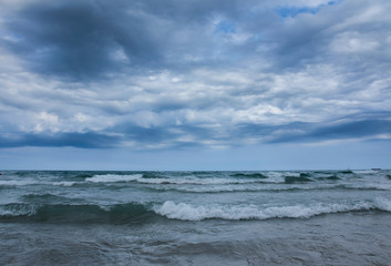 Mar Mediterráneo, Playa de Gandia, Valencia, España