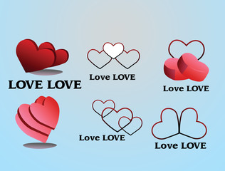 happy valentines day illustrations