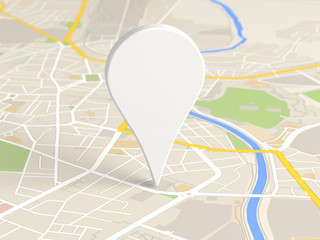 Fototapeta premium map locator icon