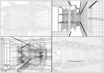Abstract Constructions Of Line Vector 