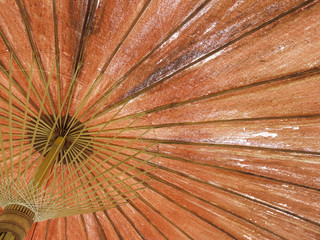 grunge old orange umbrella background