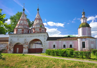 Summer landscape in Suzdal