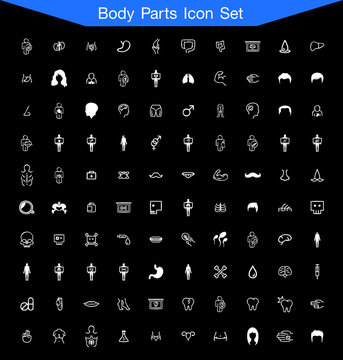 Body Parts Icon set