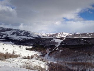 mountain view in Abzakovo, South Ural, Russia