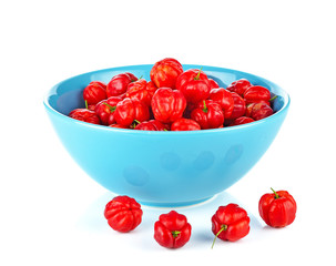 Barbados cherry, Malpighia emarginata, from central of Thailand