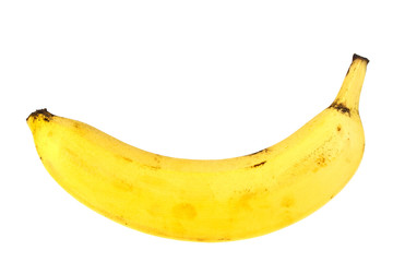 Banana on a white background