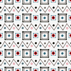 Plakat Abstract geometric seamless pattern 