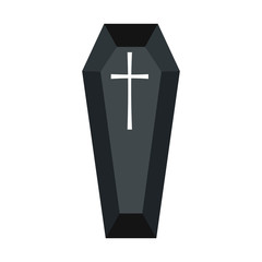 Black classical coffin icon