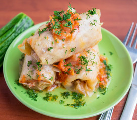 Traditional dish Eastern European cuisine 