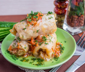 Traditional dish Eastern European cuisine 