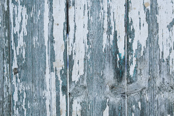 Old wooden painted light blue rustic background