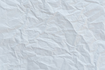 Crumpled white paper texture