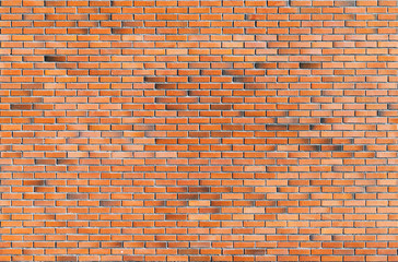 Red brick wall, seamless background texture