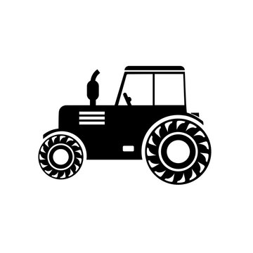 Tractor vector icon.