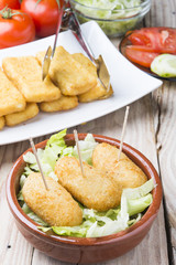 plate with croquetas