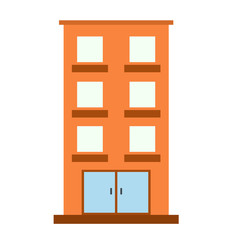 Three-storey house icon