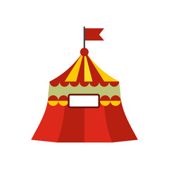 Circus tent icon