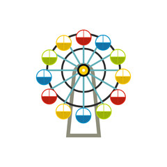 Ferris wheel icon 
