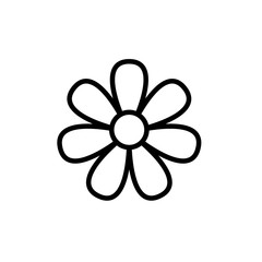 Flower vector icon. Spring. Summer. Nature.