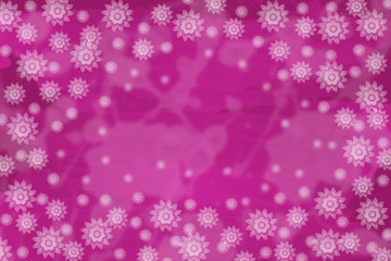 dark raspberry textured background with a scattering of flowers on the edges