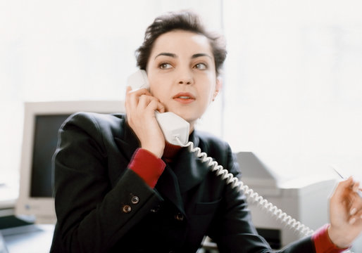 Business Woman On Phone