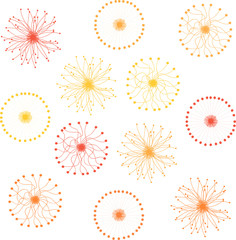 Seamless floral pattern. Flowers texture.