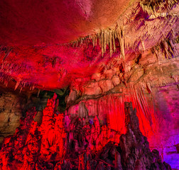 Inside Sataplia Cave near Kutaisi