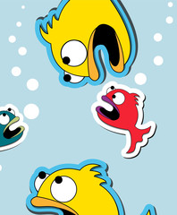 pesci grandi e piccoli