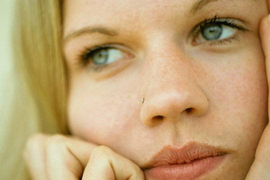 Pensive girl