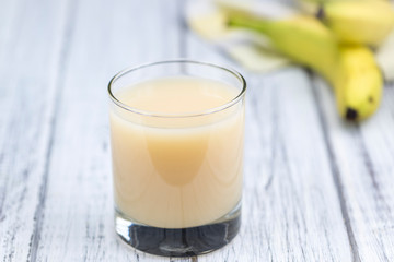Fresh made Banana Juice