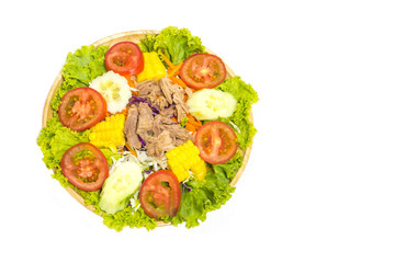 Tuna and vegetable salad